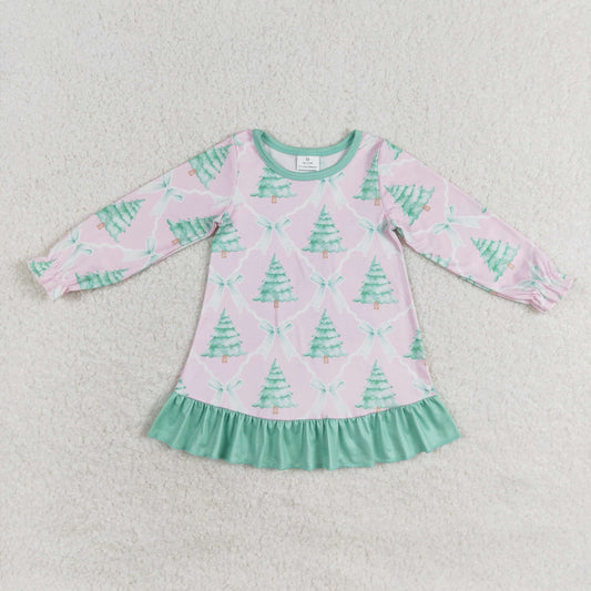 Christmas tree Long Sleeve Girls Dress