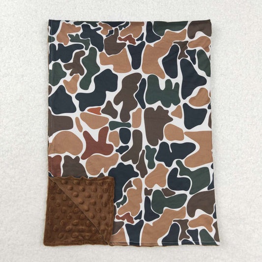 brown Camo Print Kids's Blanket