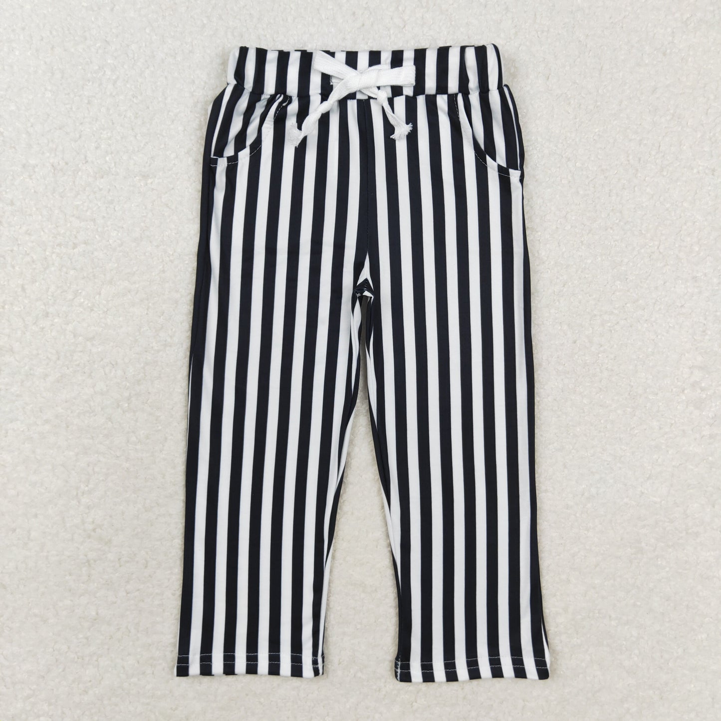 black and white stripes Pants