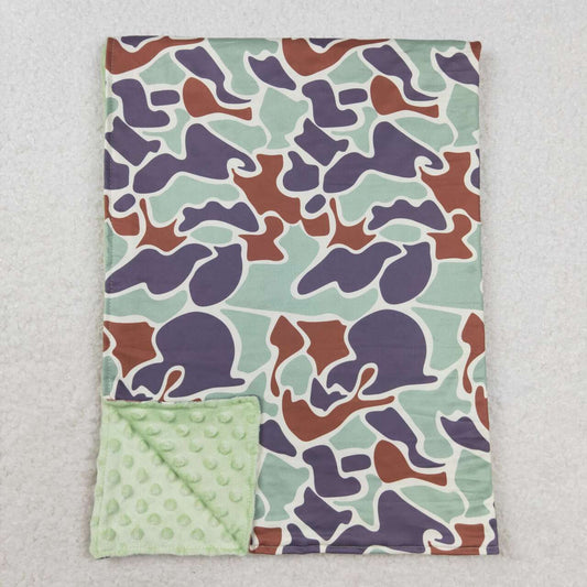 Green Camo Print Kids's Blanket