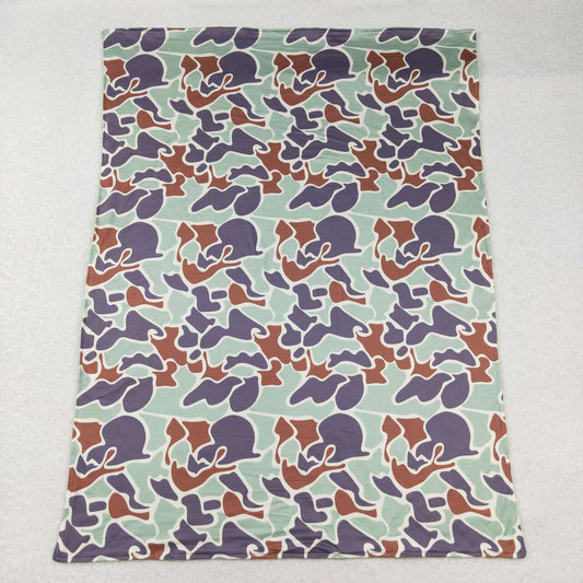 Green Camo Print Kids's Blanket