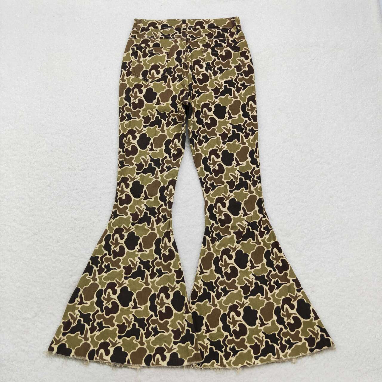 Adult Duck Camo Bell-bottom jeans