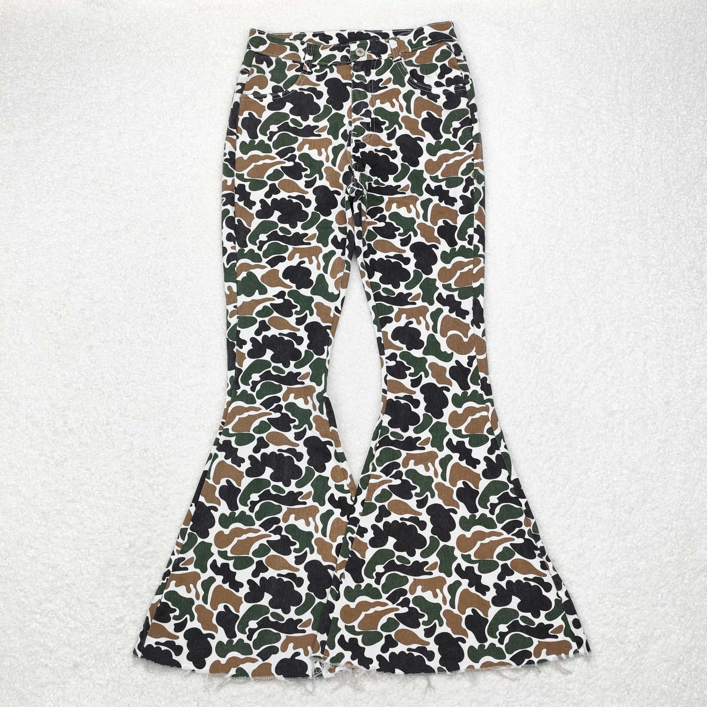 Adult Duck Camo Bell-bottom jeans