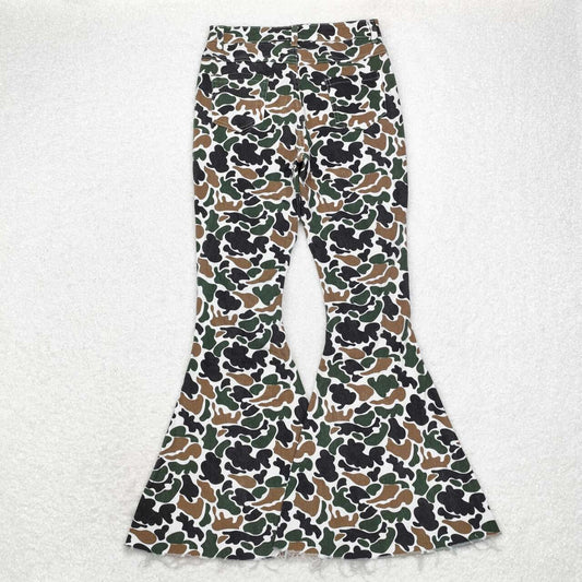 Adult Duck Camo Bell-bottom jeans