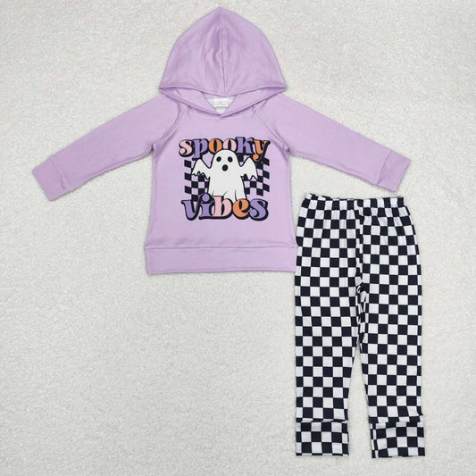 Halloween purple Ghost Jogger Outfit