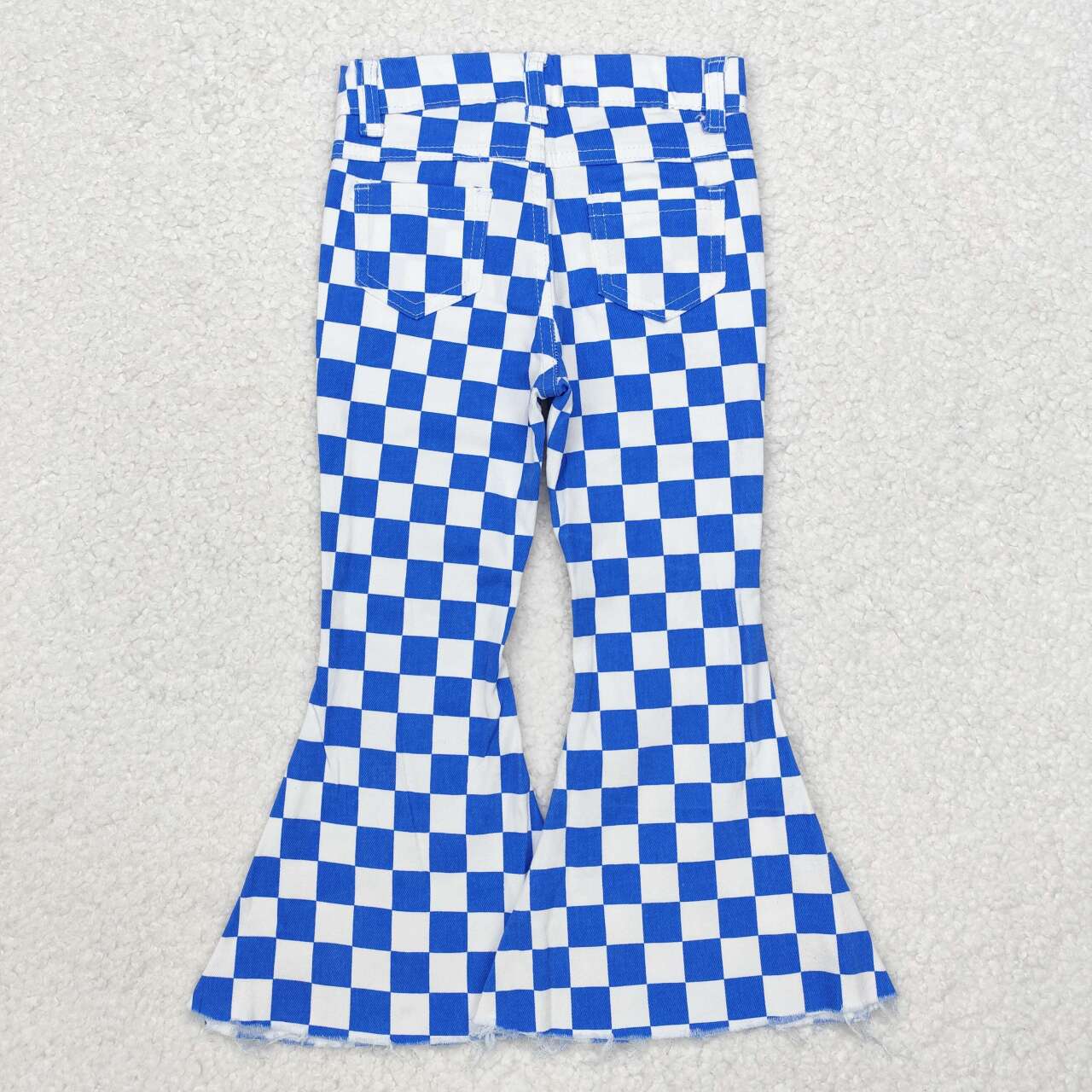 blue plaid girls Jeans