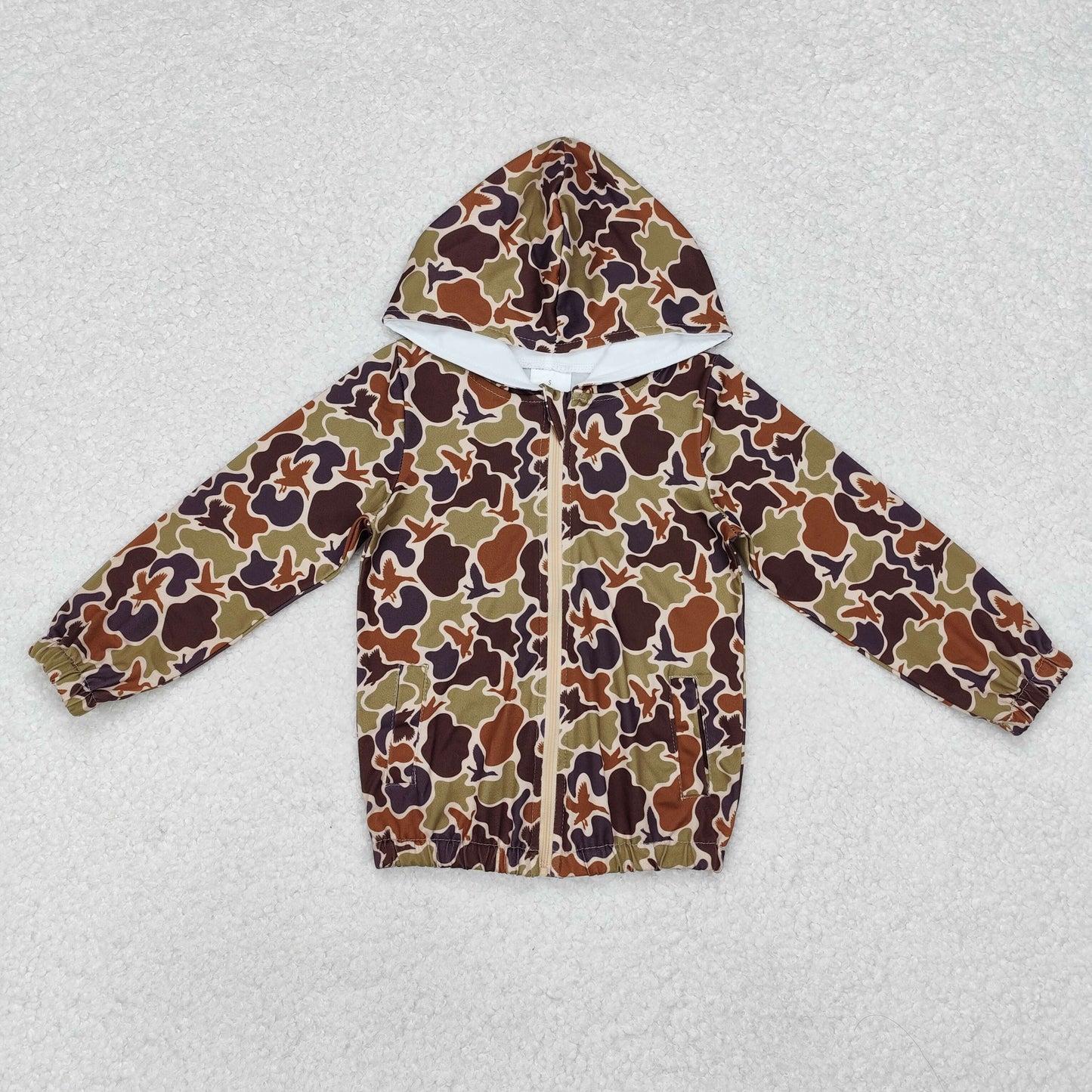 camo With Zipper Jacket