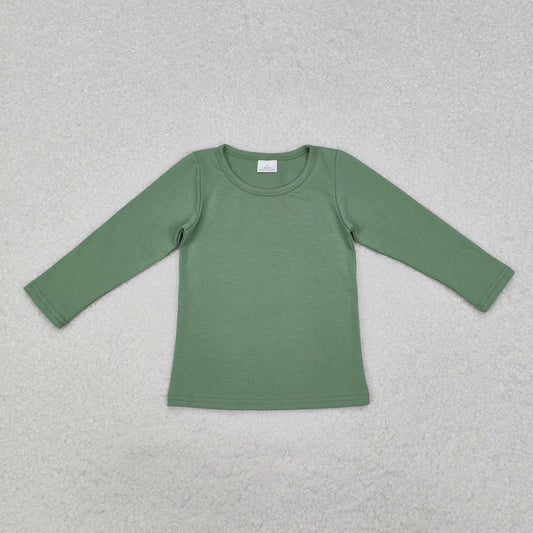 Green Print long Sleeve Shirt