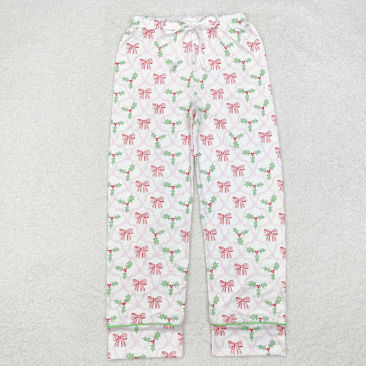 Adult Pink BOW Dog Pants for women