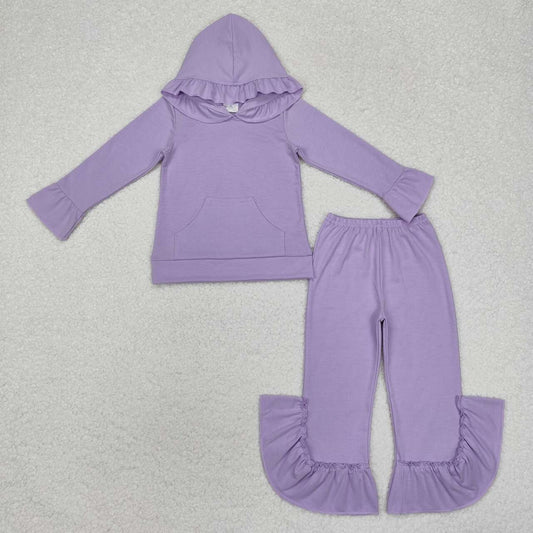 purple jogger Girls Set