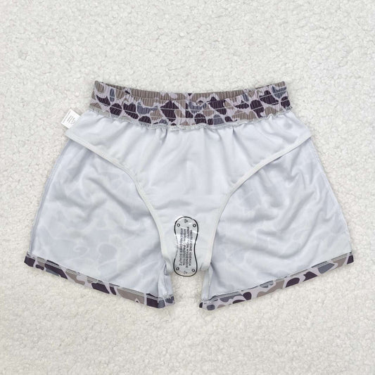Camo Print short swim