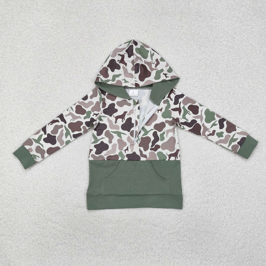 camo duck Print hooded