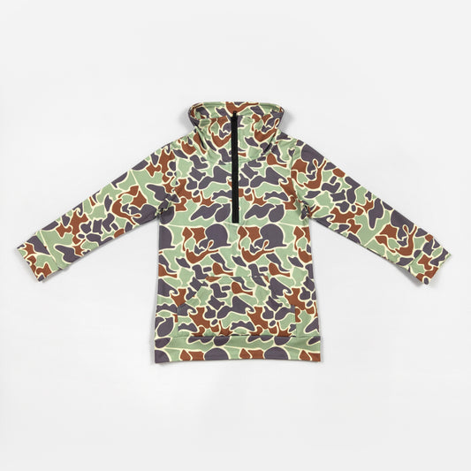 BT1042 Green camo print hoodies （ US Warehouse ）