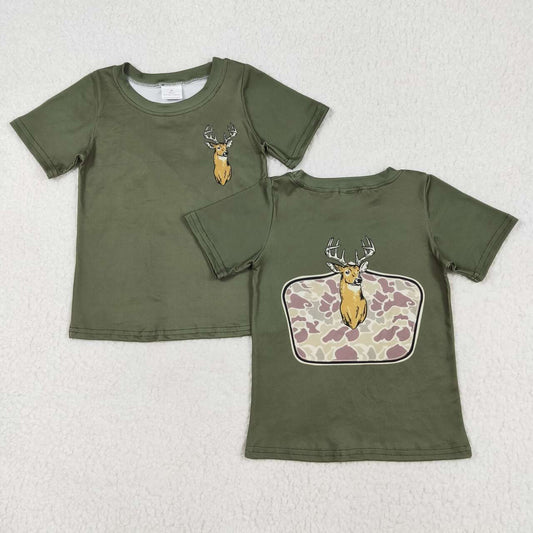 Camo Deer short sleeve Shirt