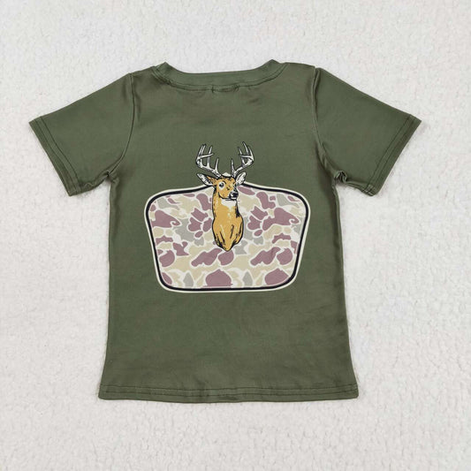 Camo Deer short sleeve Shirt