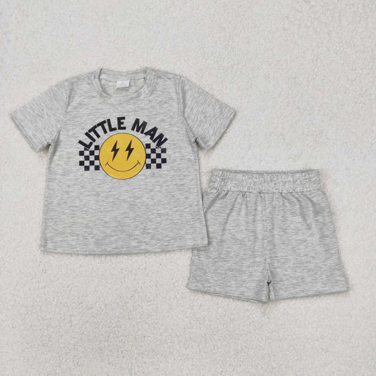 Grey smile Print Set