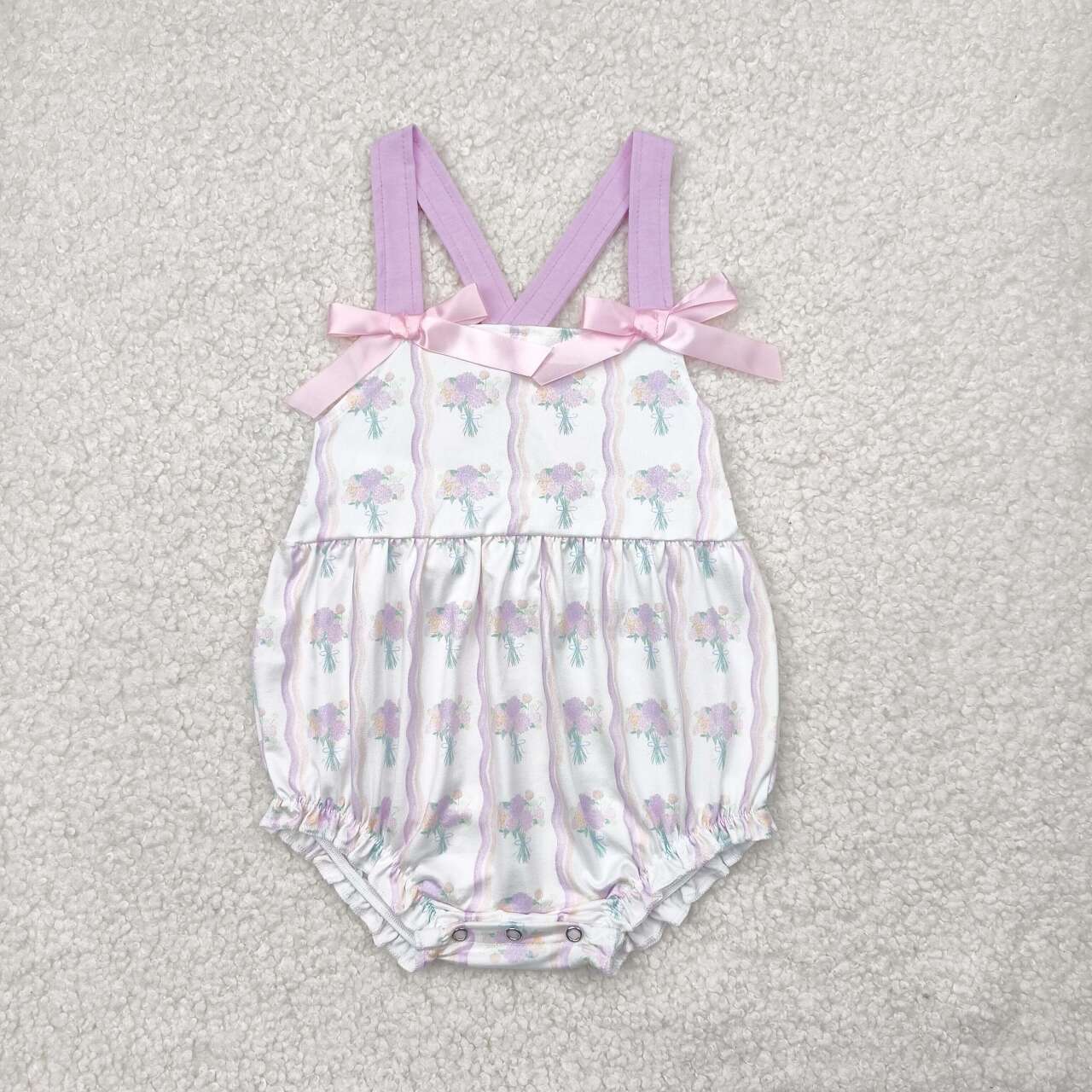 floral pattern Print Baby Romper