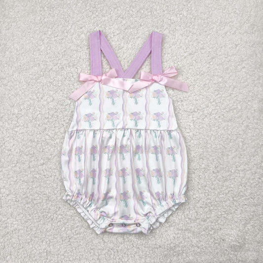 floral pattern Print Baby Romper