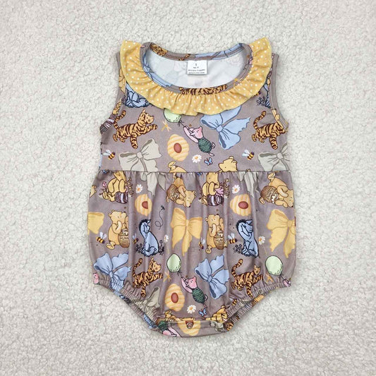 Butterfly sleeveless Baby Romper