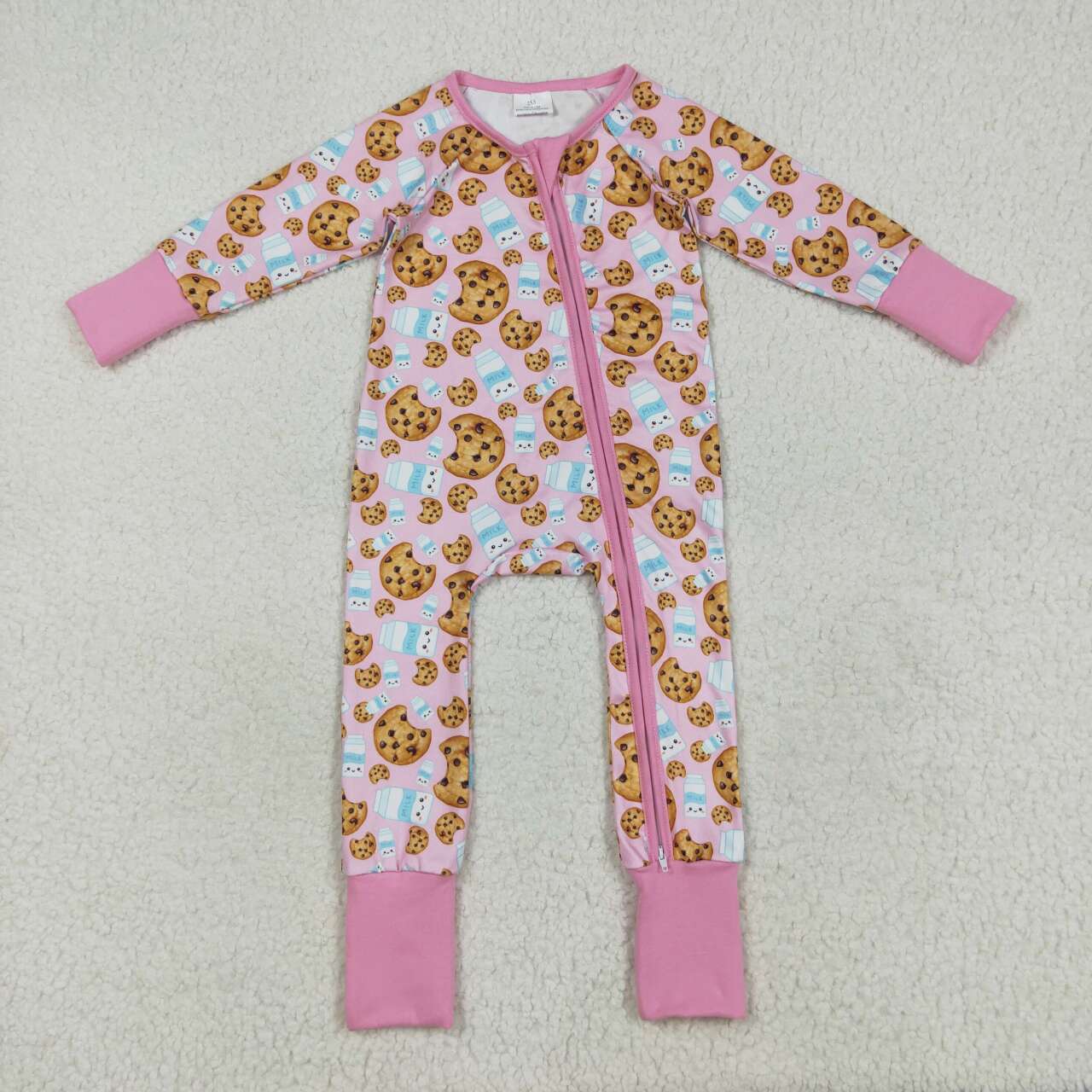 christmas pink gingerbread Baby Romper LR2398