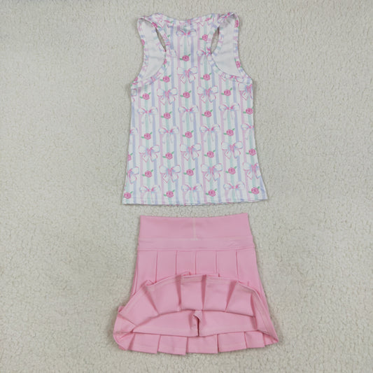 floral print sleeveless Girls Set