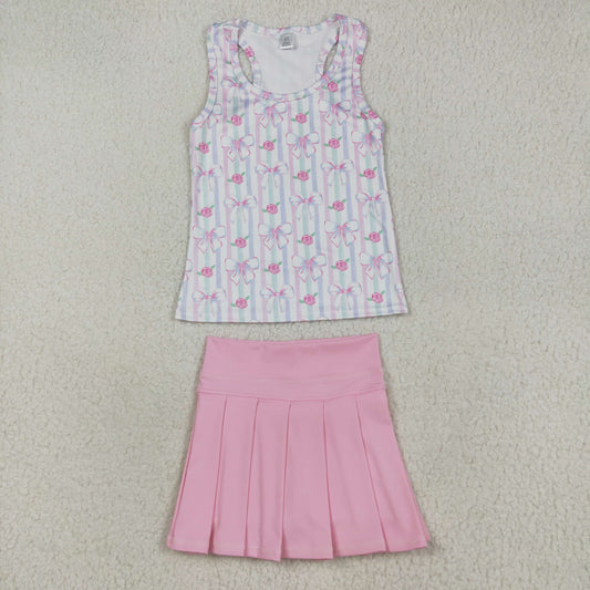 floral print sleeveless Girls Set