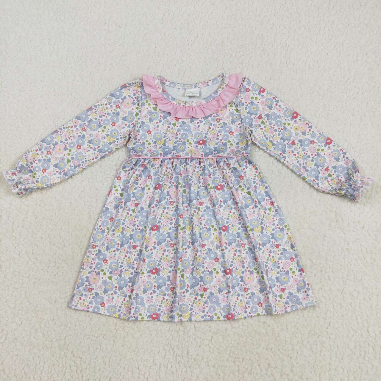 fall floral long sleeve Girls dress GLD1120