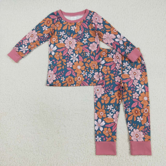 floral print Girls Pajamas GLP2385