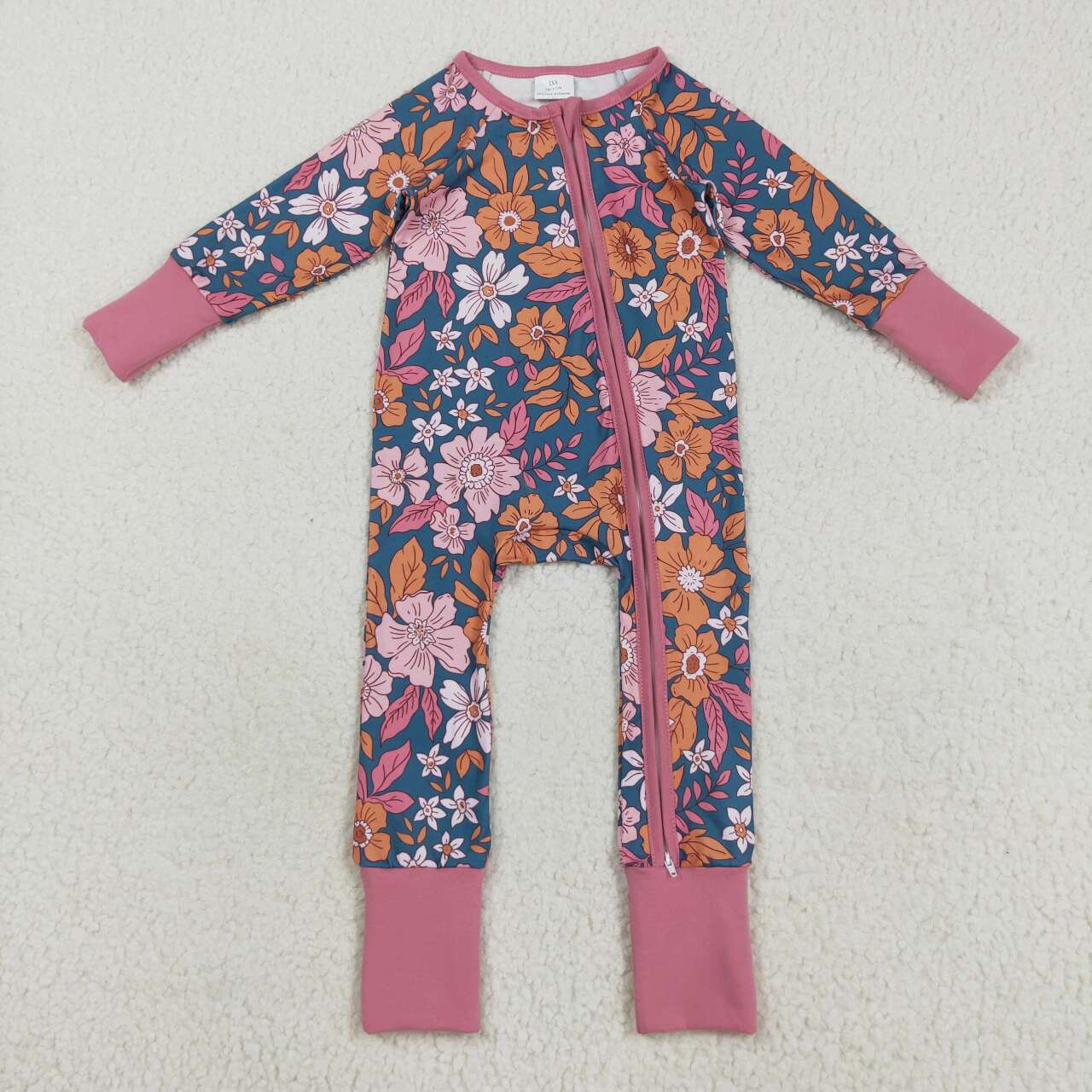 floral long sleeve Baby Romper LR2244