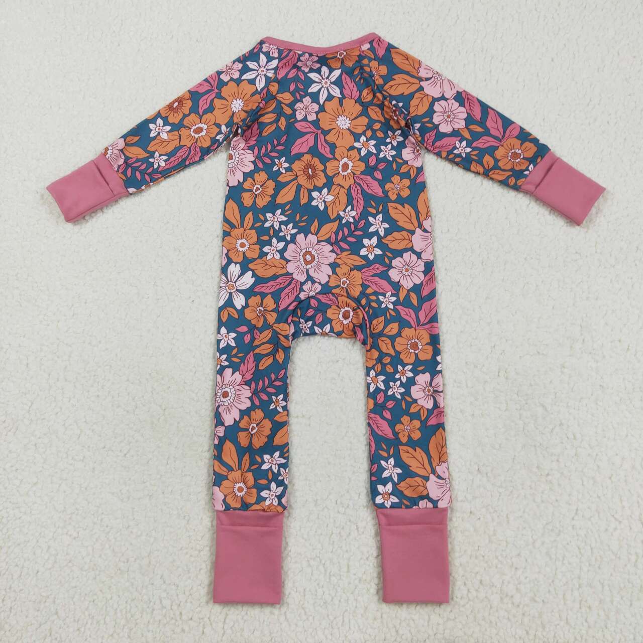 floral long sleeve Baby Romper LR2244