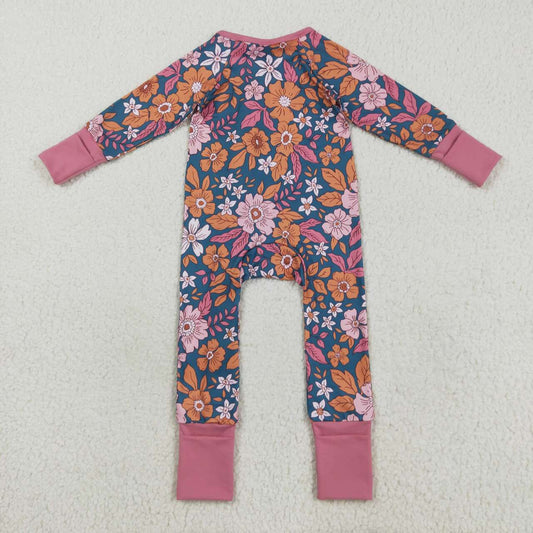 floral long sleeve Baby Romper LR2244