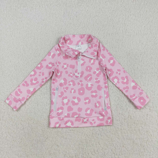 Pink leopard With Zipper Jacket GT1070