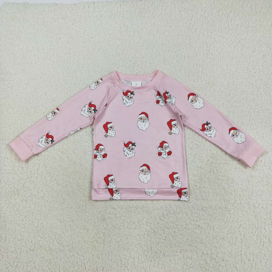 Christmas pink Santa long sleeve GT1111