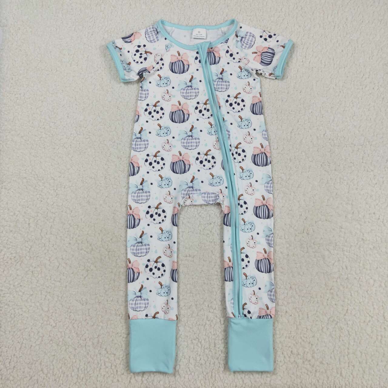 Halloween pumpkin long sleeves Baby Romper SR3109