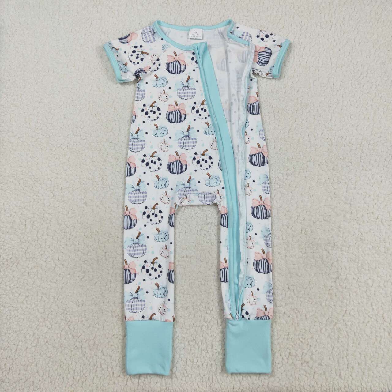 Halloween pumpkin long sleeves Baby Romper SR3109