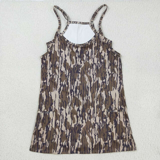 women Bottomland camo athletic dress GSD2744