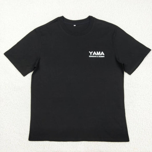 adult Black Letter print short sleeve Shirt GT1165