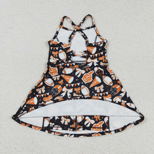 Football Athletic Bow Girls dresse GSD2777
