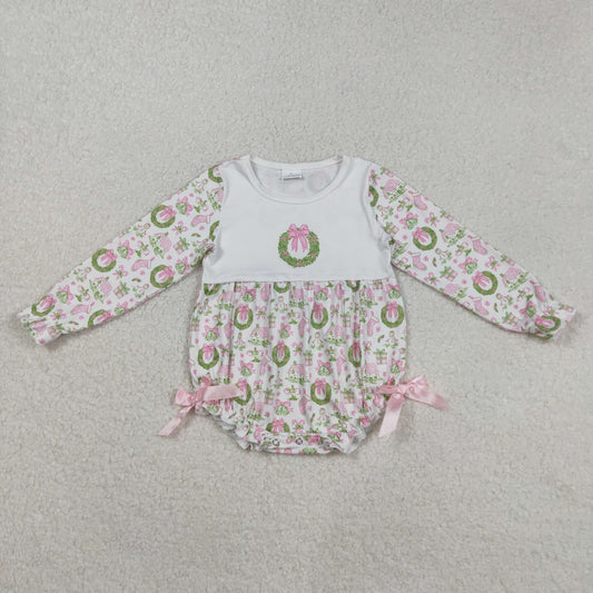 Christmas Santa sleeve Baby Romper LR2325