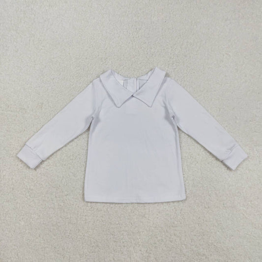 White Long Sleeve Top BT0820