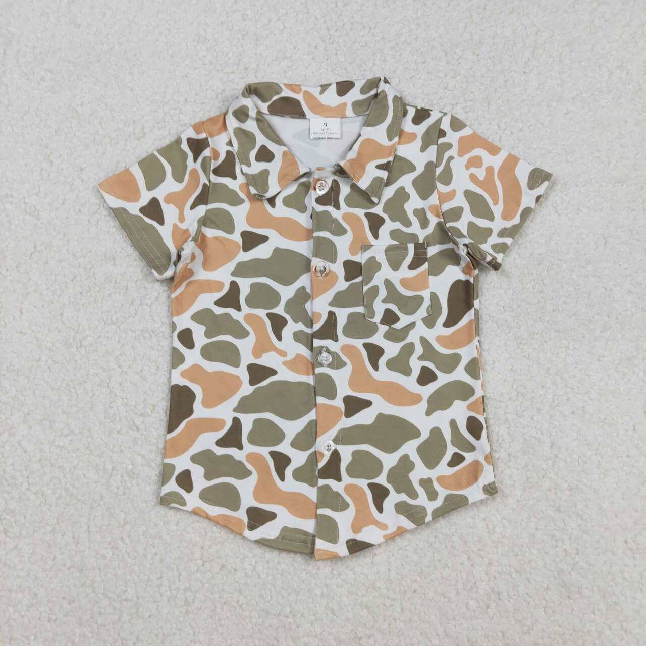 Camo print short sleeve Shirt BT1312