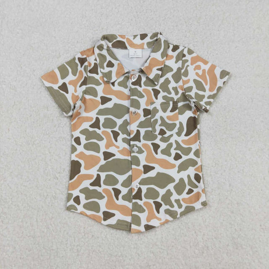 Camo print short sleeve Shirt BT1312