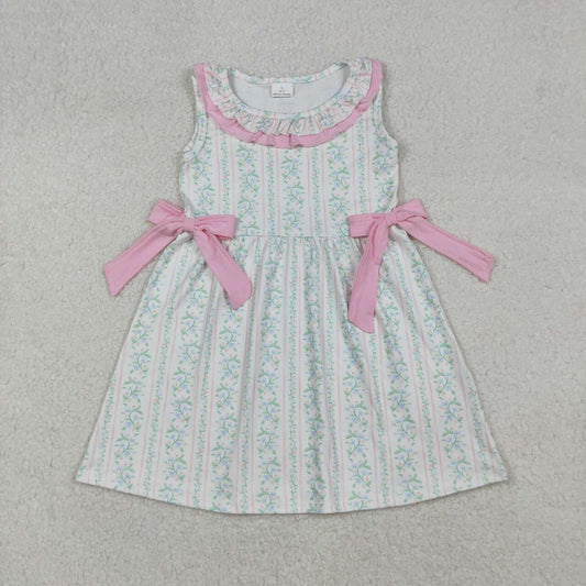 Floral Sleeveless Girls Dress GSD2678
