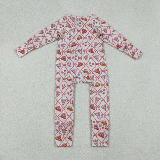 Pink cake Tree full zip Baby Romper LR2594