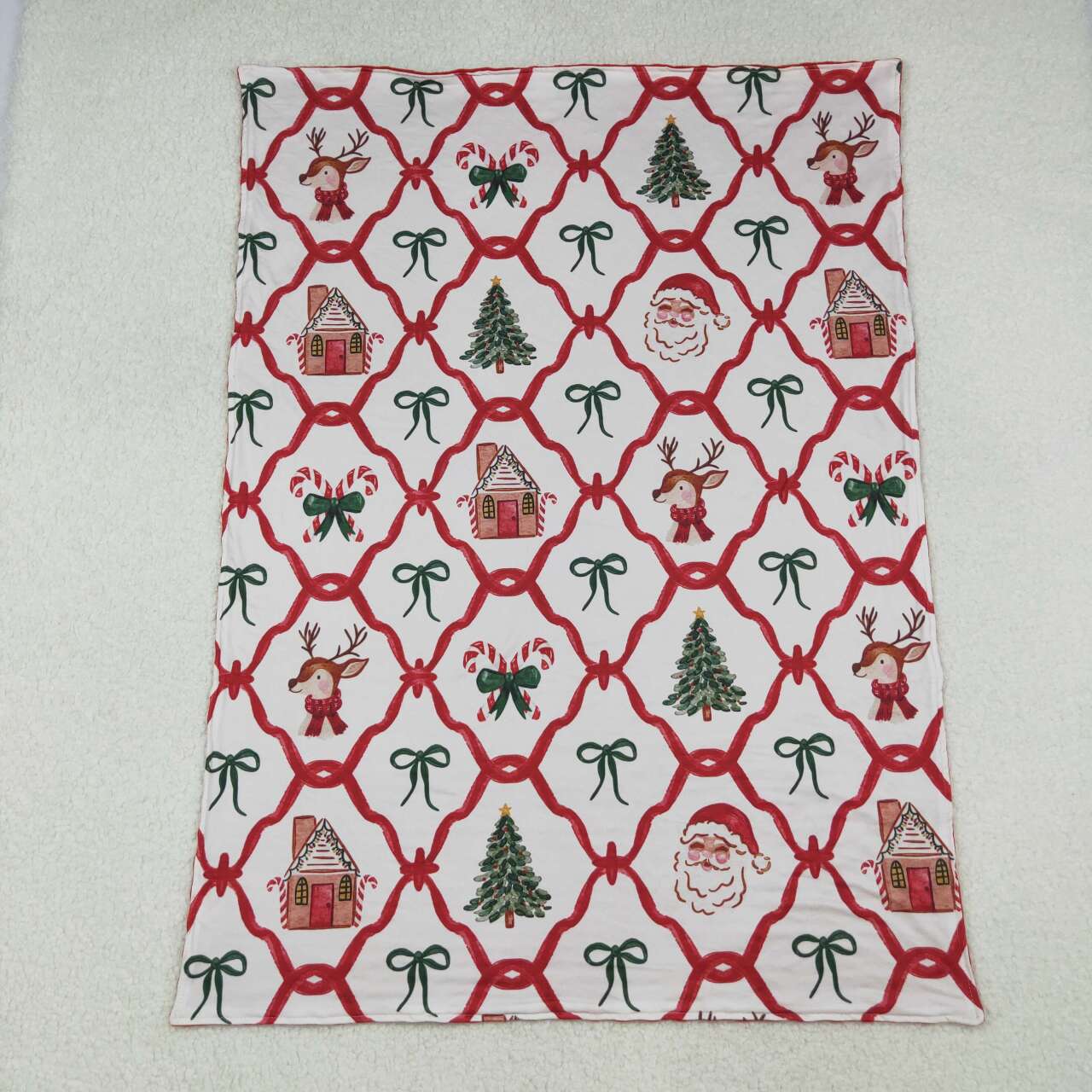 Christmas Deer Tree kids Blanket BL0219