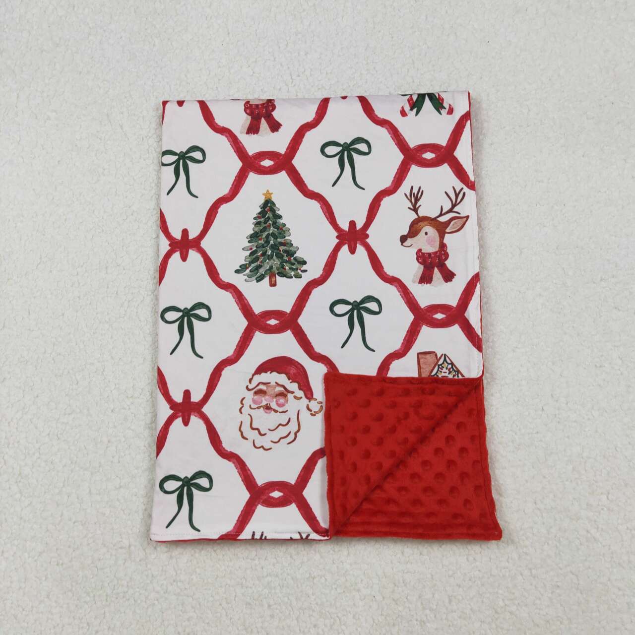 Christmas Deer Tree kids Blanket BL0219