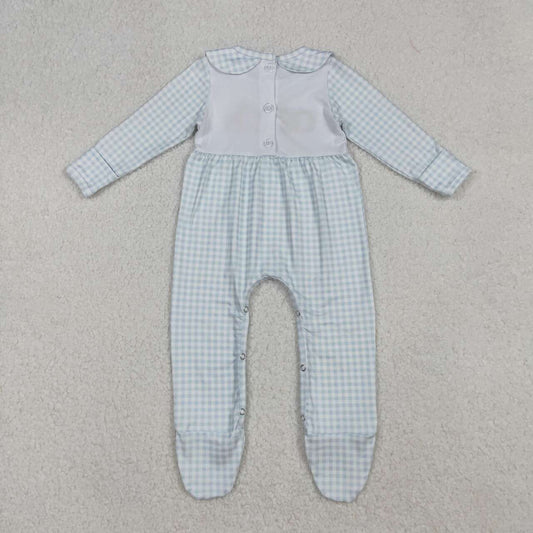 halloween Embroidery pumpkin Baby Romper LR2560