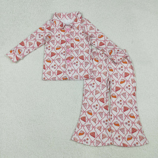 Fall Pink bow pie Set GLP2738