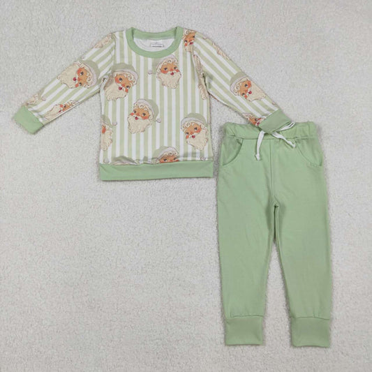 Christmas Santa Long Sleeve Kids Set BLP1074