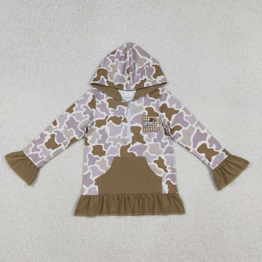 Camo print Long Sleeve hoodies GT1134